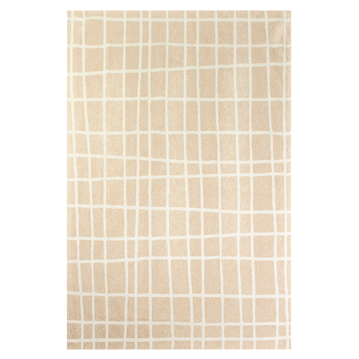 Lola&Moi vloerkleed Powder Snow - beige - 140x200cm