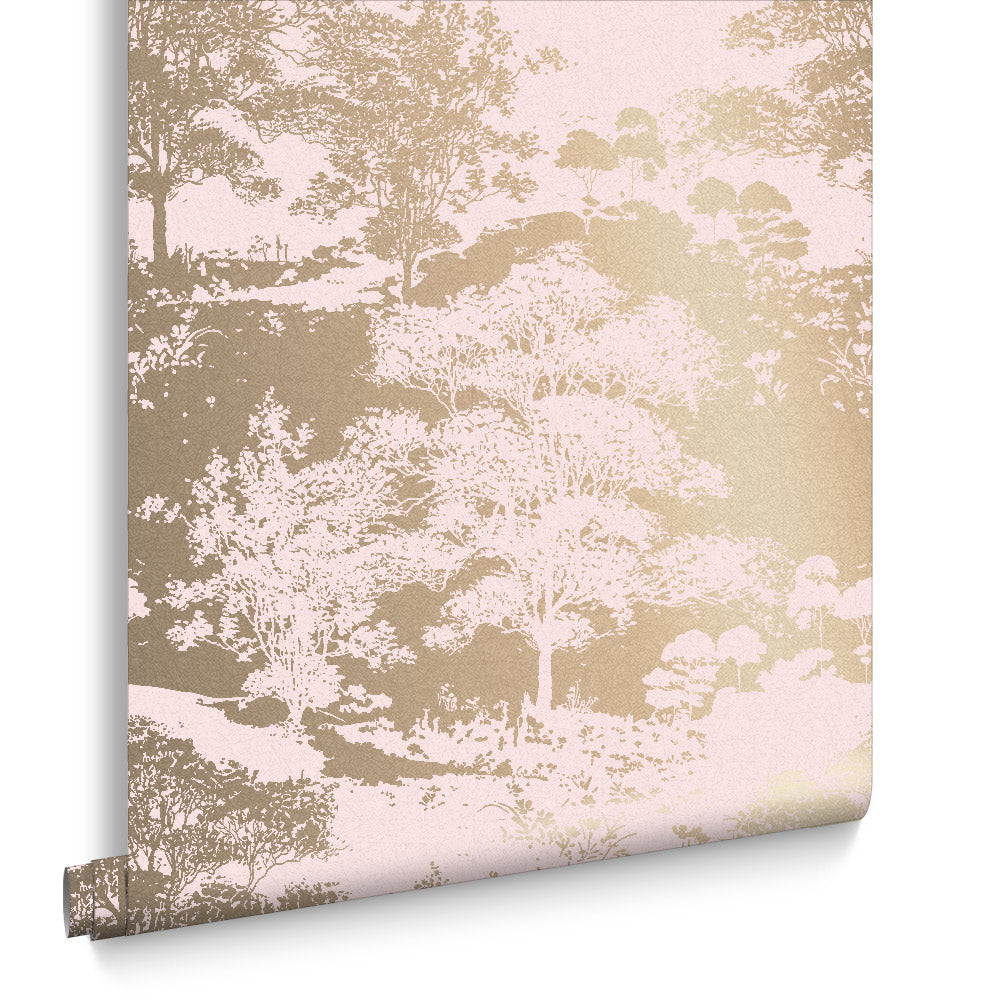 Graham & Brown Vliesbehang - Meadow Rose Gold - 10mx52cm