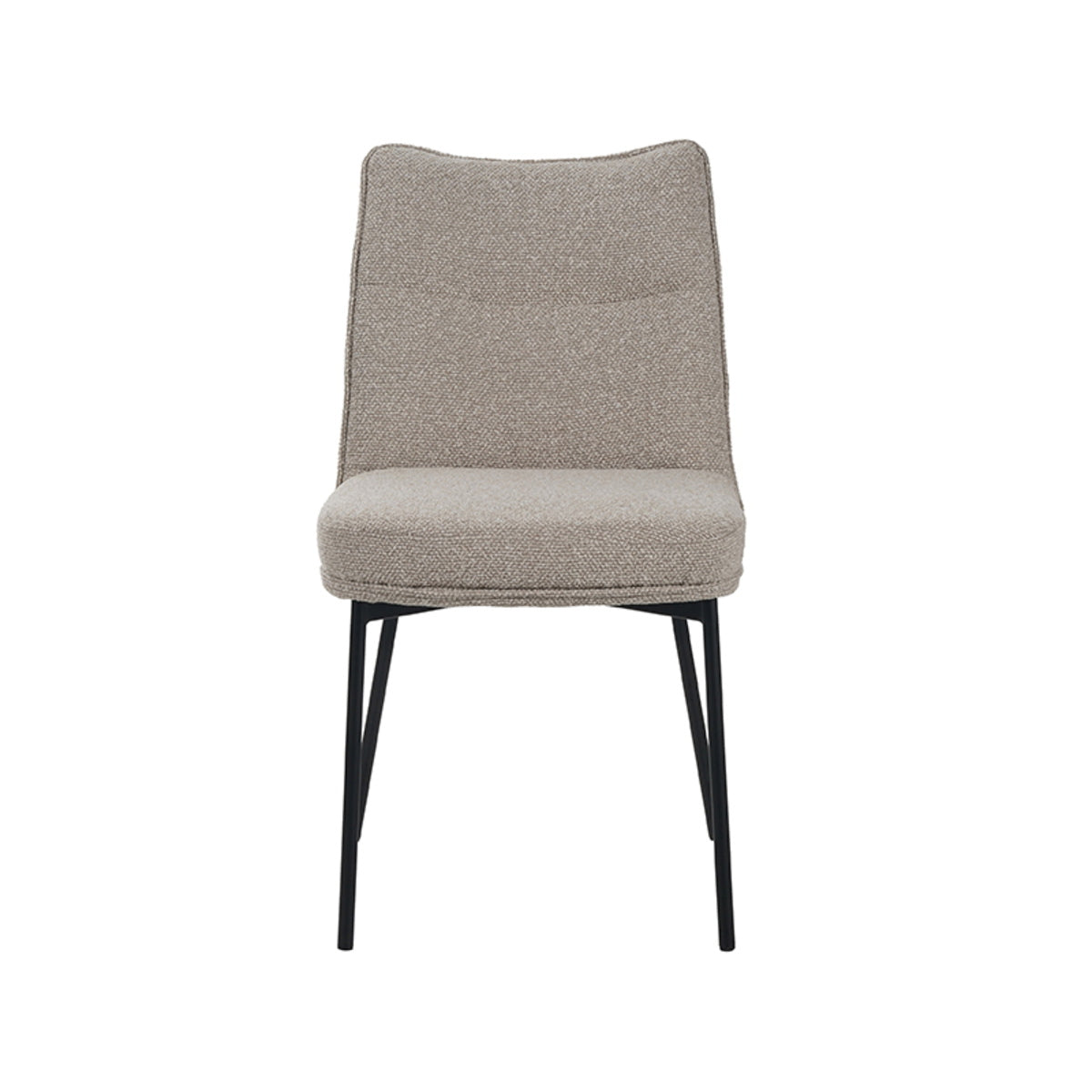 LABEL51 Eetkamerstoel Lennon - Naturel Bouclé - Set van 2