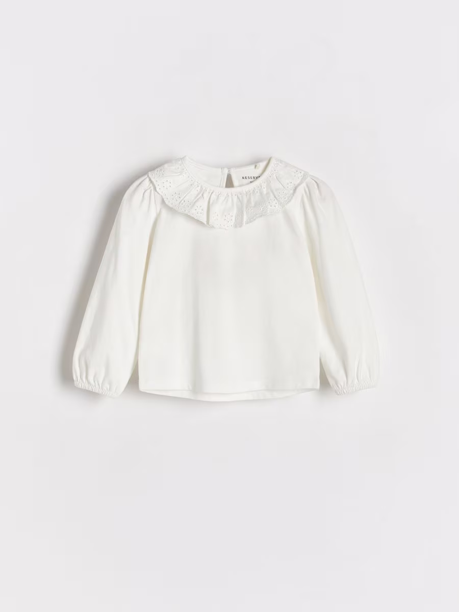 Ruffle Hem Blouse