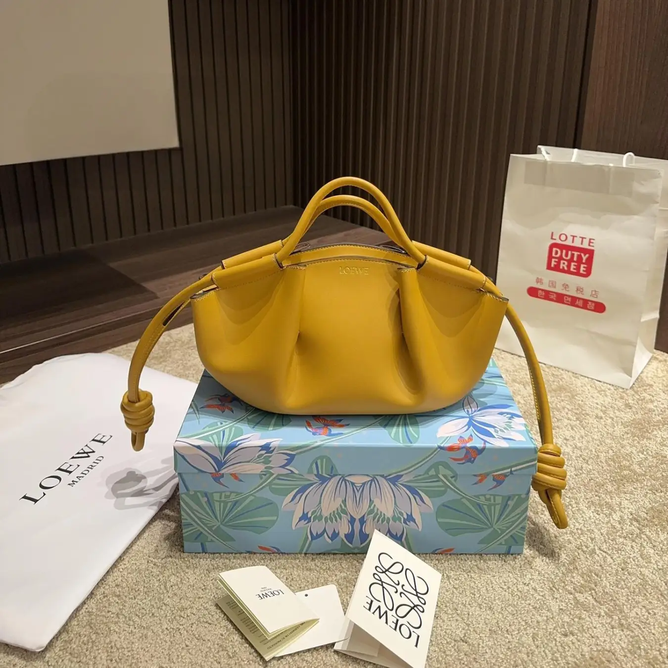 Loewe Shiny Nappa Calfskin Paseo Bag