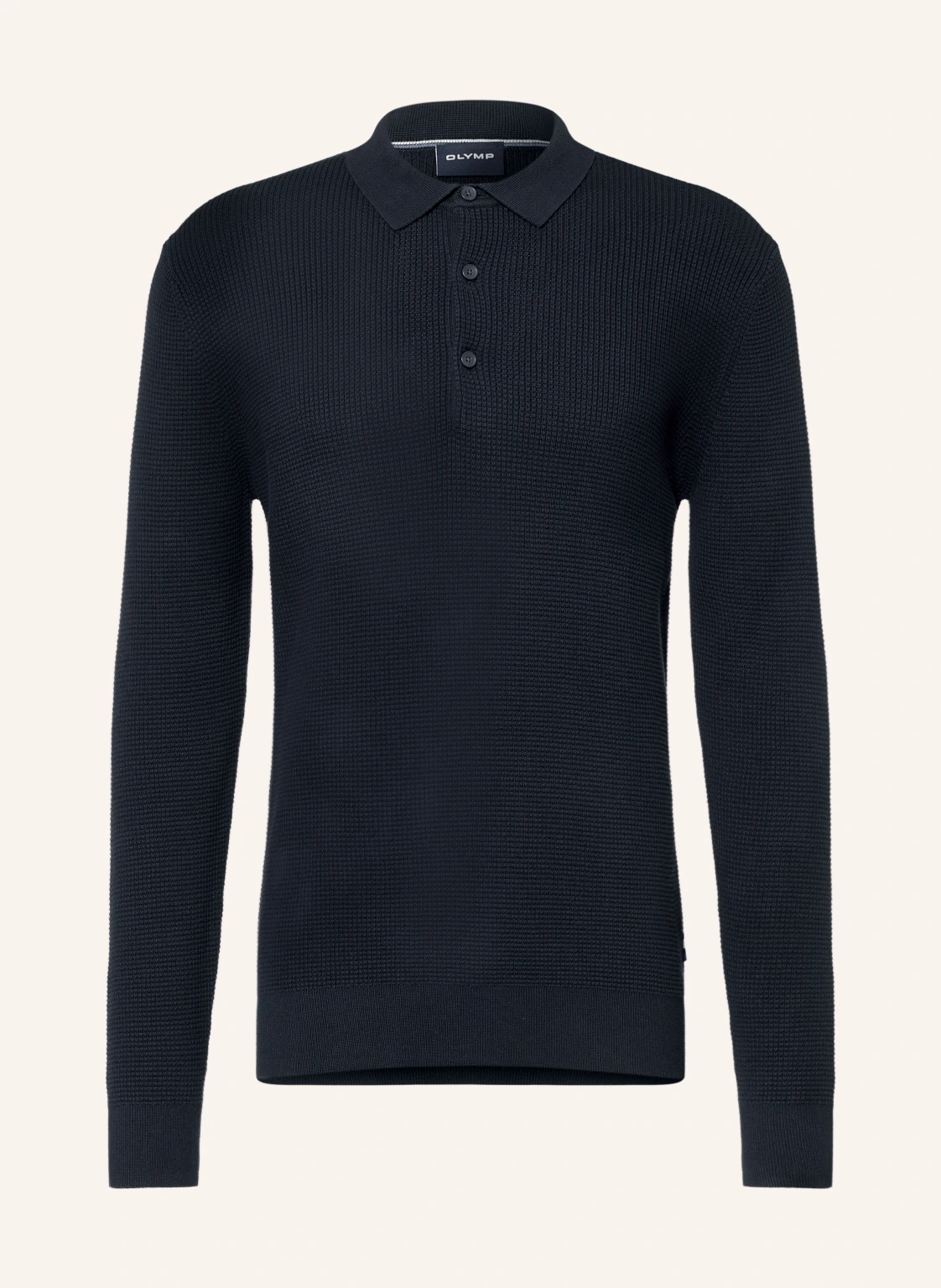 OLYMP Strick-Poloshirt