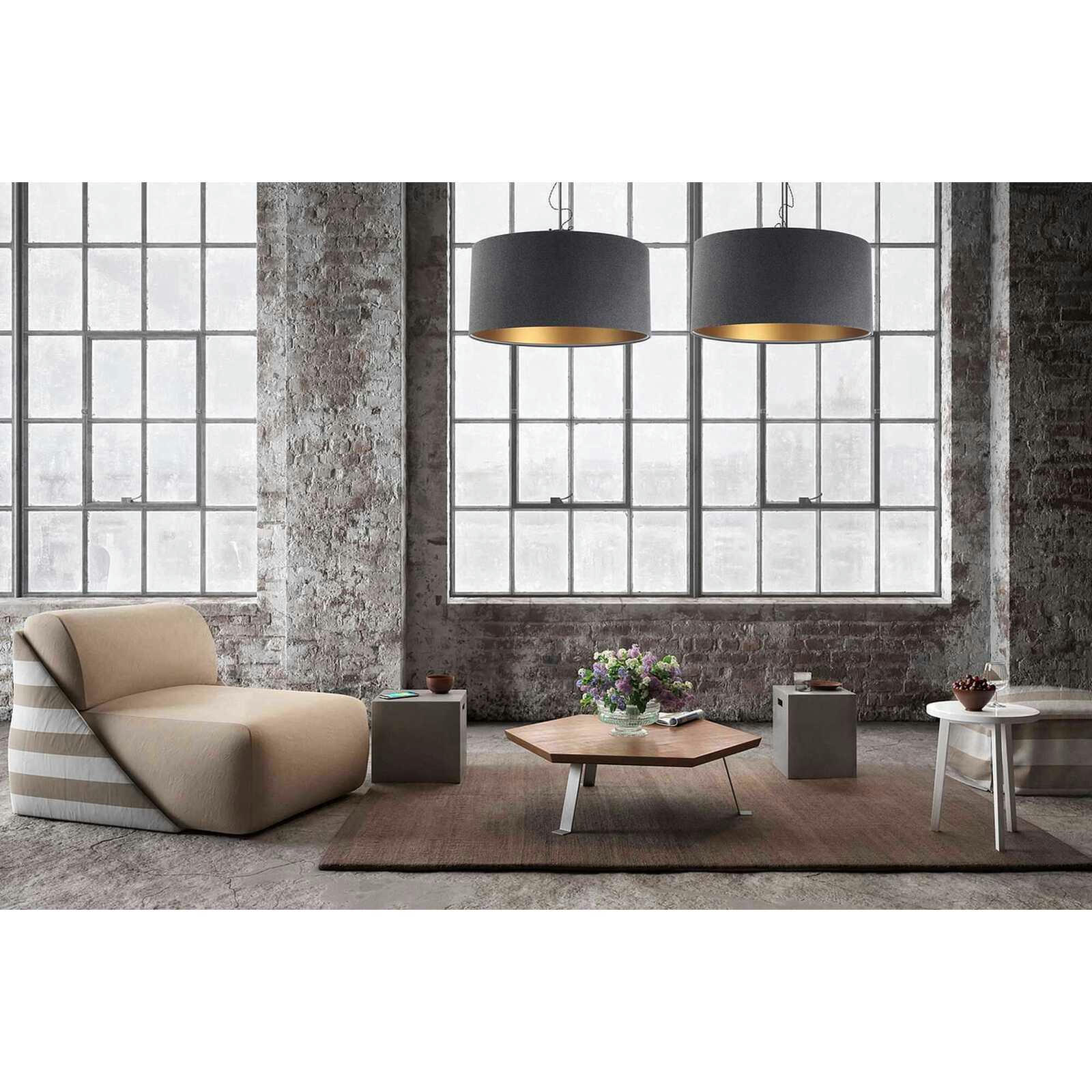 GLAM - Suspension Tissu Gris