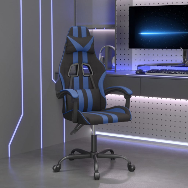 VidaXL Niebieski Sztuczna skóra