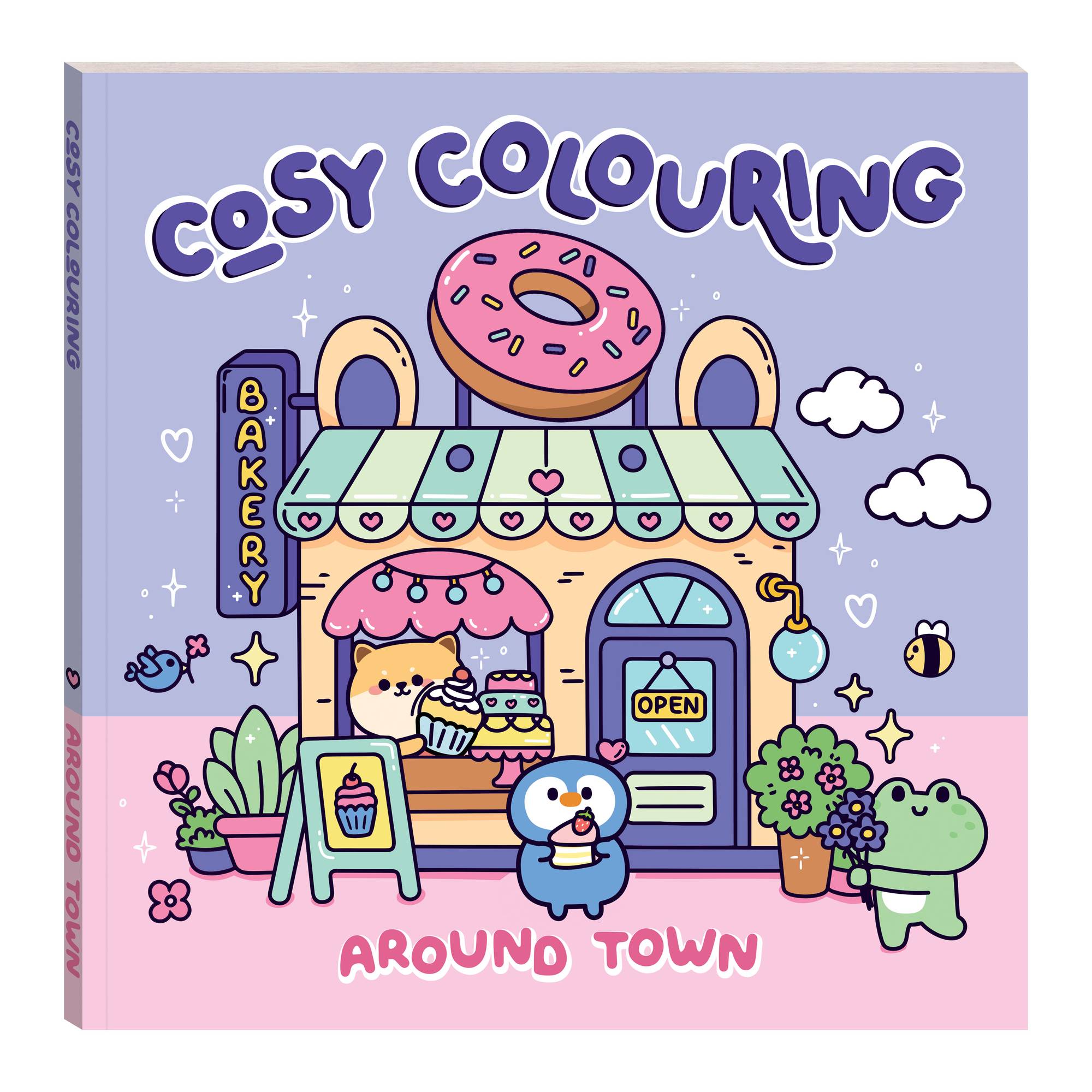 Cosy Colouring Around Town Colouring Book