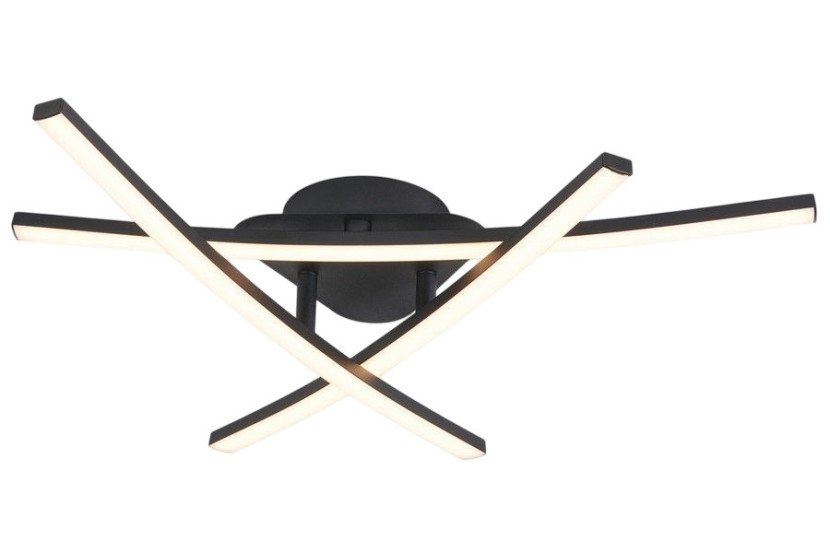 Lampa sufitowa Oren czarno-biała LED 3x18W Ciepła biel 1440lm Reality
