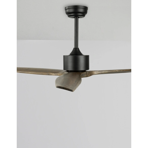 Ventilator »Vento «, LED, schwarz/braun