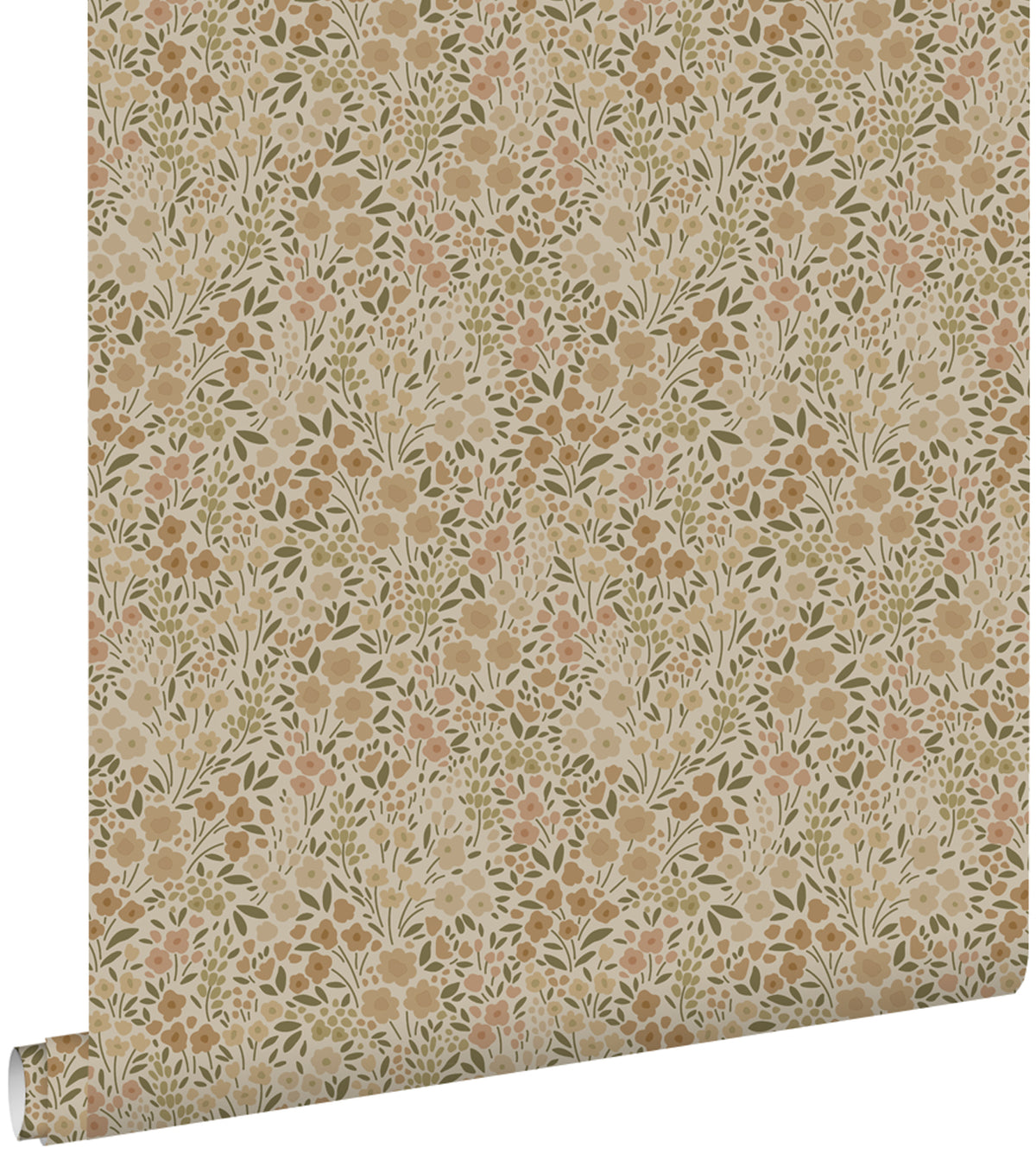 ESTAhome behang bloemetjes beige - 53 cm x 10.05 m - 139701