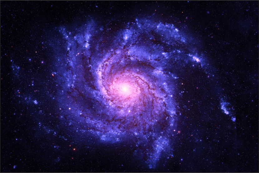 Fototapeta GALAKTYKA Spiralna Kosmos 3D 90x60cm