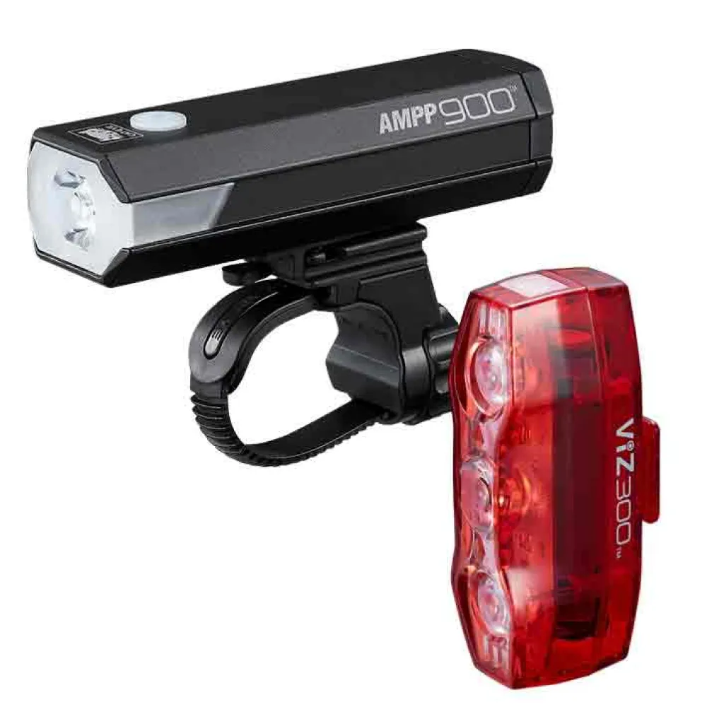 Cateye AMPP900   VIZ300 light set