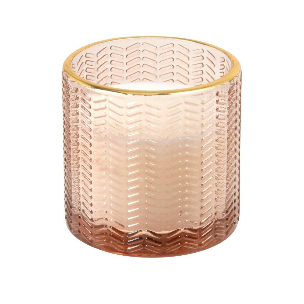 COLORAMA - Bougie parfumée en verre rose H7 100 g