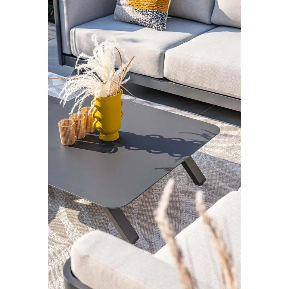 Garden Impressions Realdo aluminium 2-delige loungetafel set