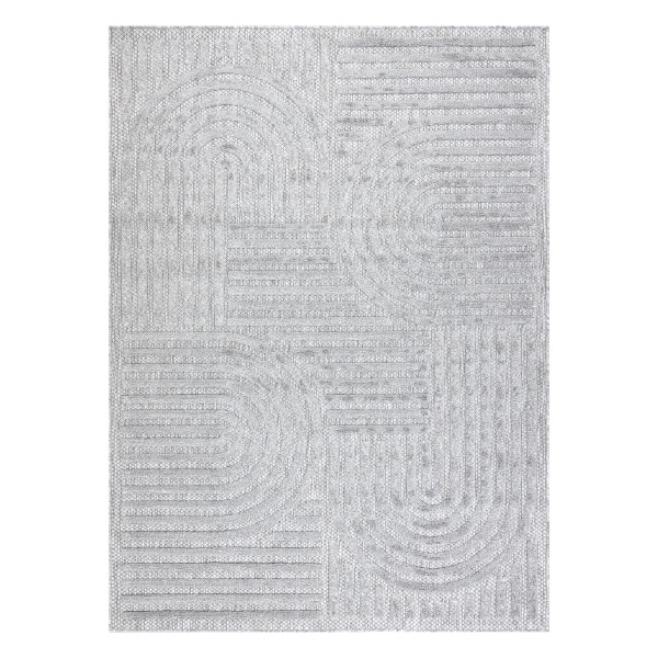 Dywan SANTO SZNURKOWY SIZAL 0989 Geometryczny szary80x150 cm