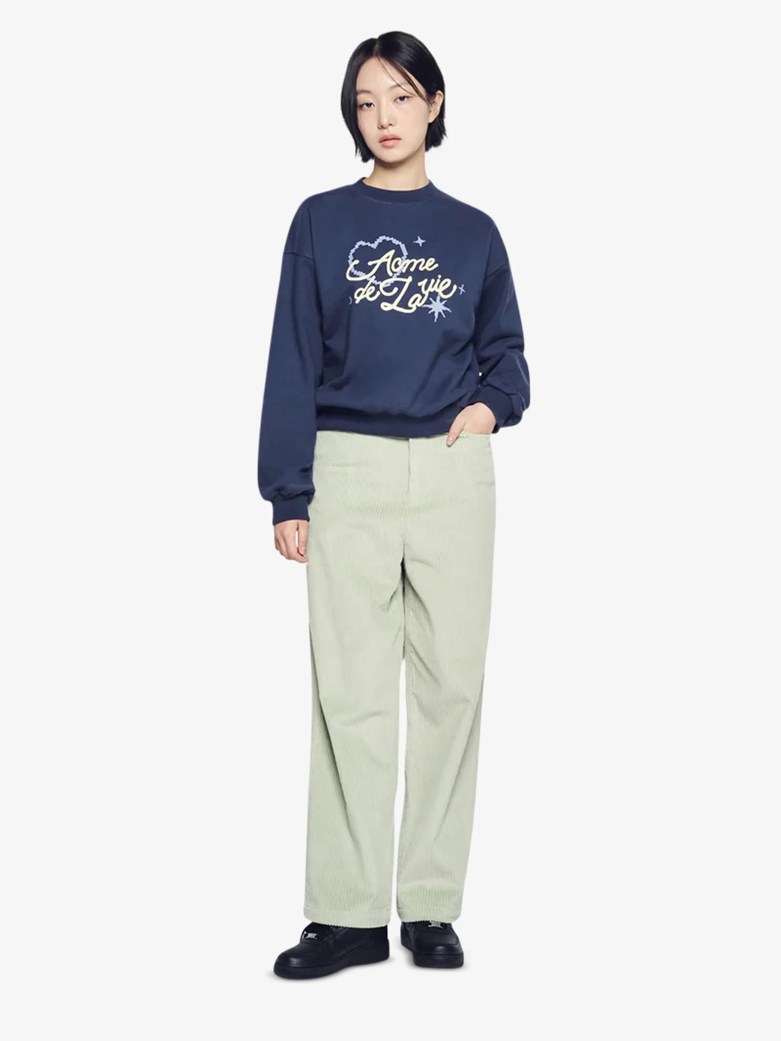 Script Heart Lettering Women's Sweatshirt