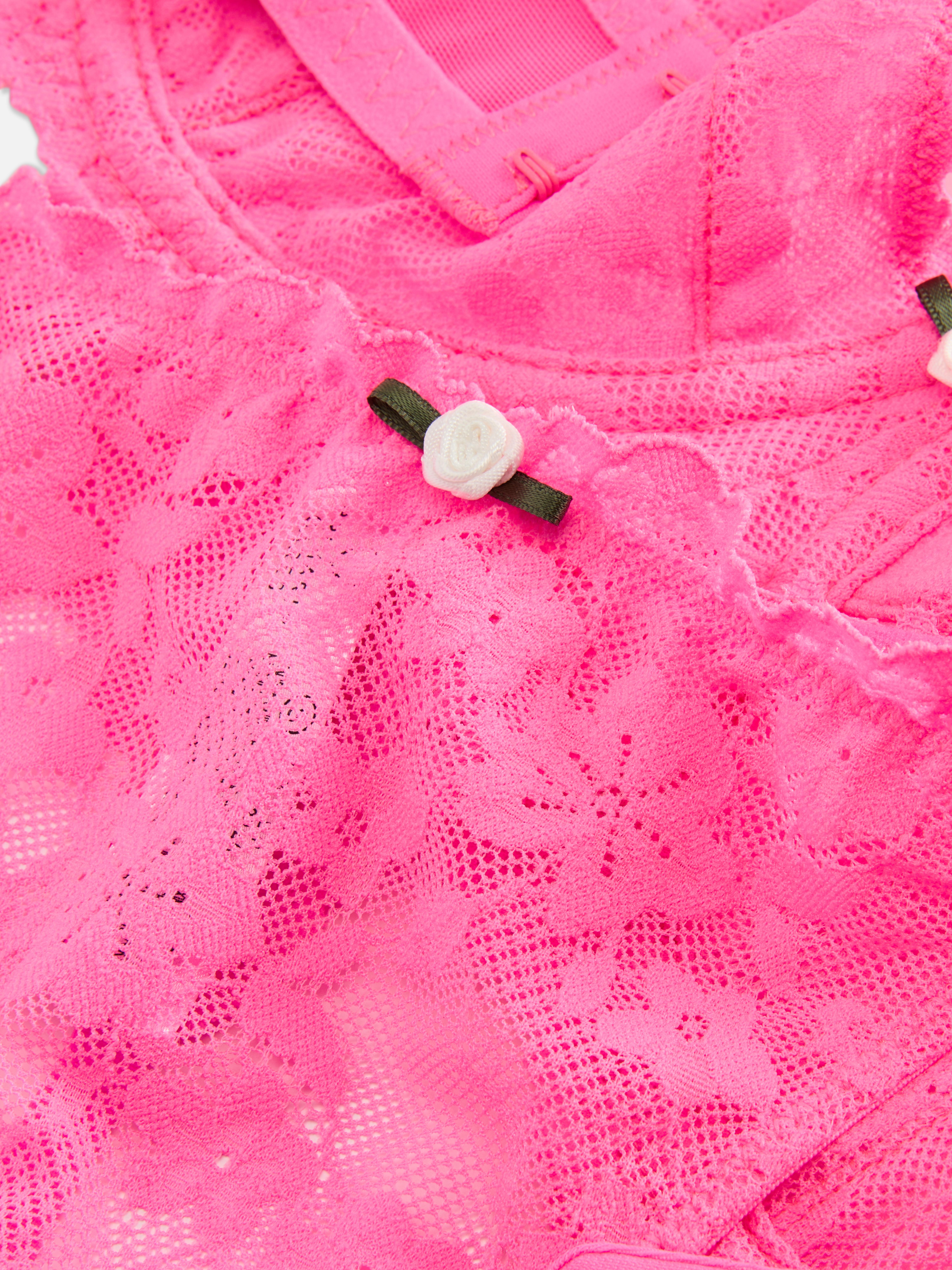 Non-Padded Balcony Lingerie Set