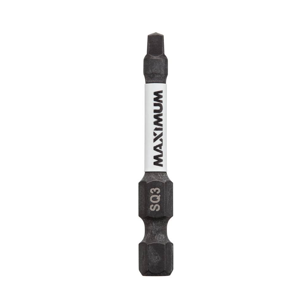 MAXIMUM Square Screwdriver Bit, 3-1/2-in