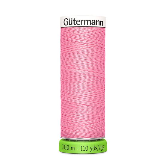 Gutermann Pink Sew All Recycled rPET Thread 100m (758)