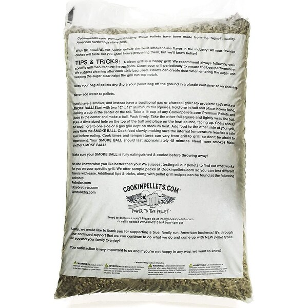 CookinPellets Black Cherry Smoker Smoking Hardwood Wood Pellets, 40 Pound Bag