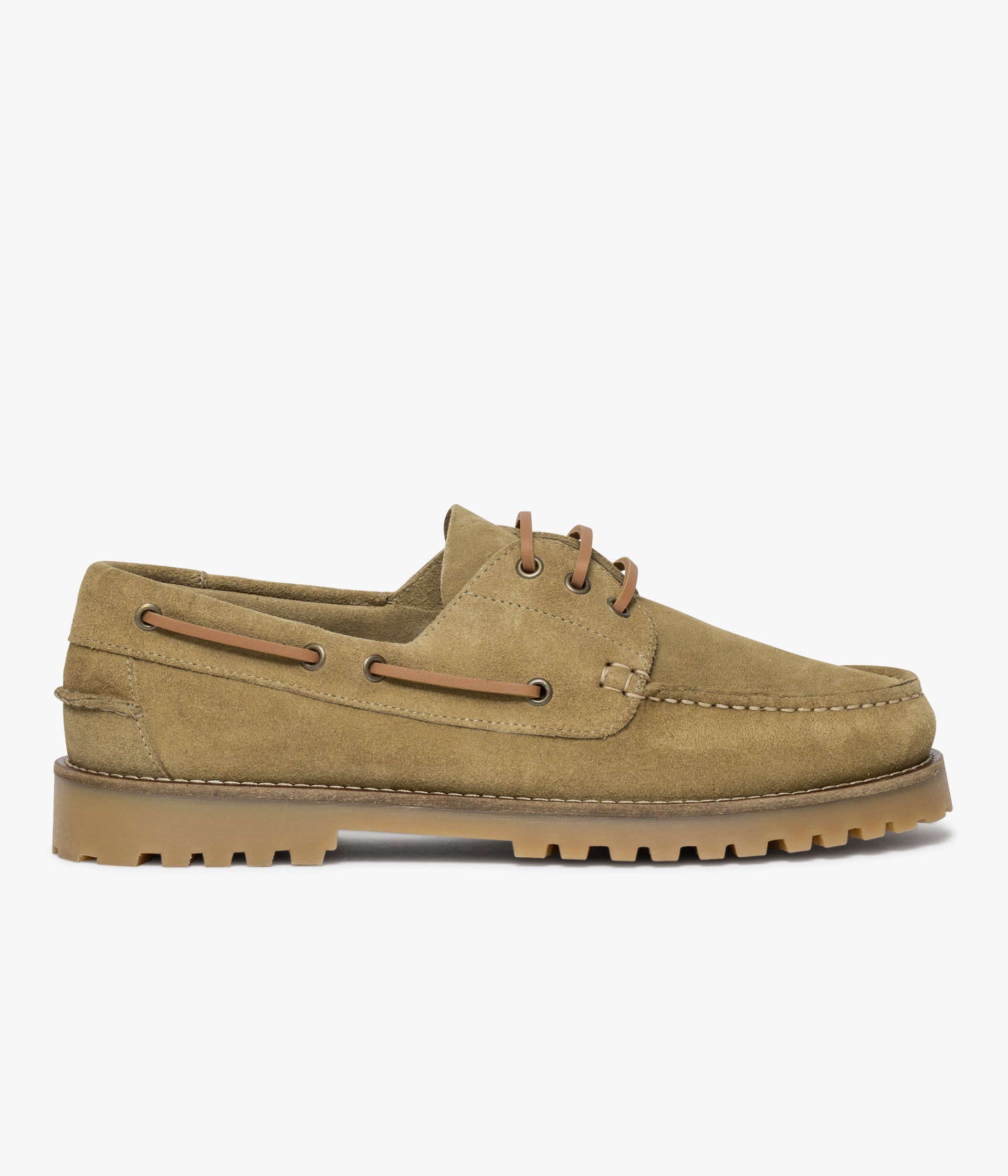 Chaussure bateau Duckie beige