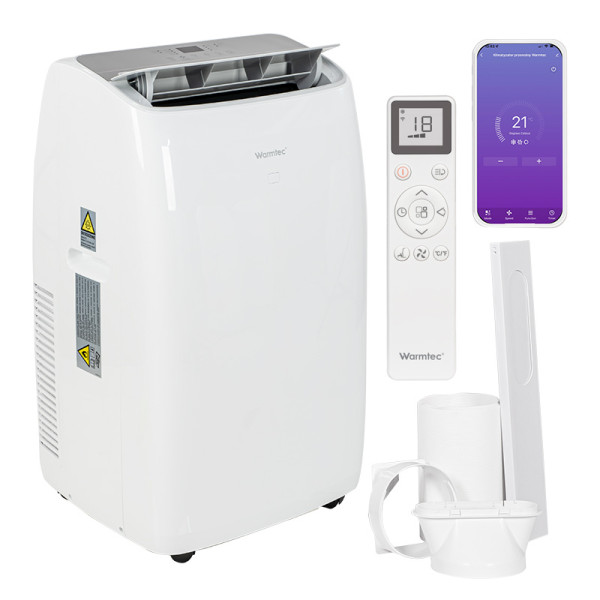 Klimatyzator przenośny Warmtec Wi-Fi 4,6kW 52m² 3w1 osuszanie Froya KP46W