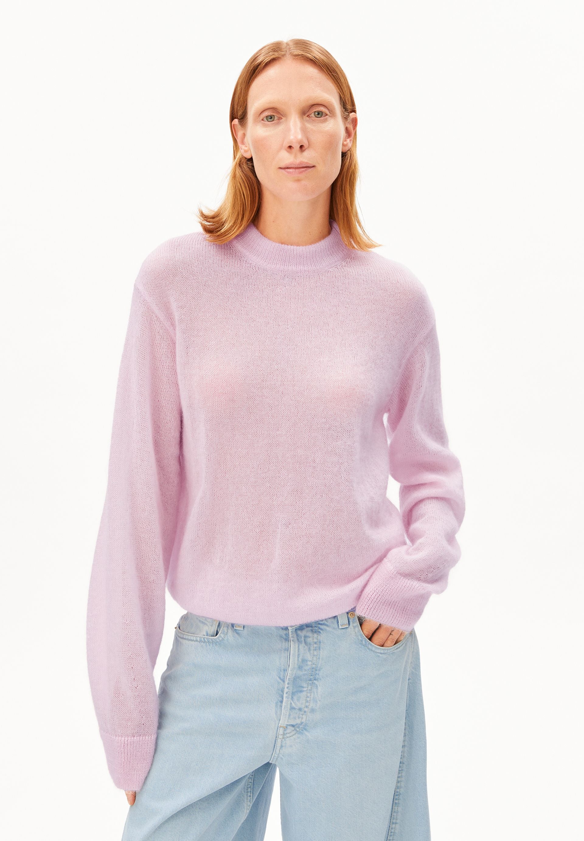 MOHAIR-MIX STRICKPULLOVER