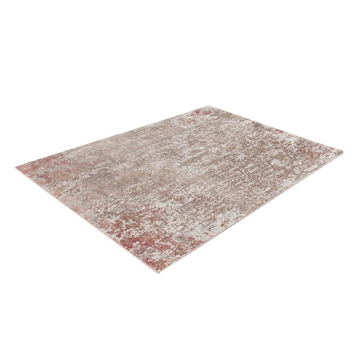 WARA - Tapis de salon en Polyester Beige argile 160x230 cm