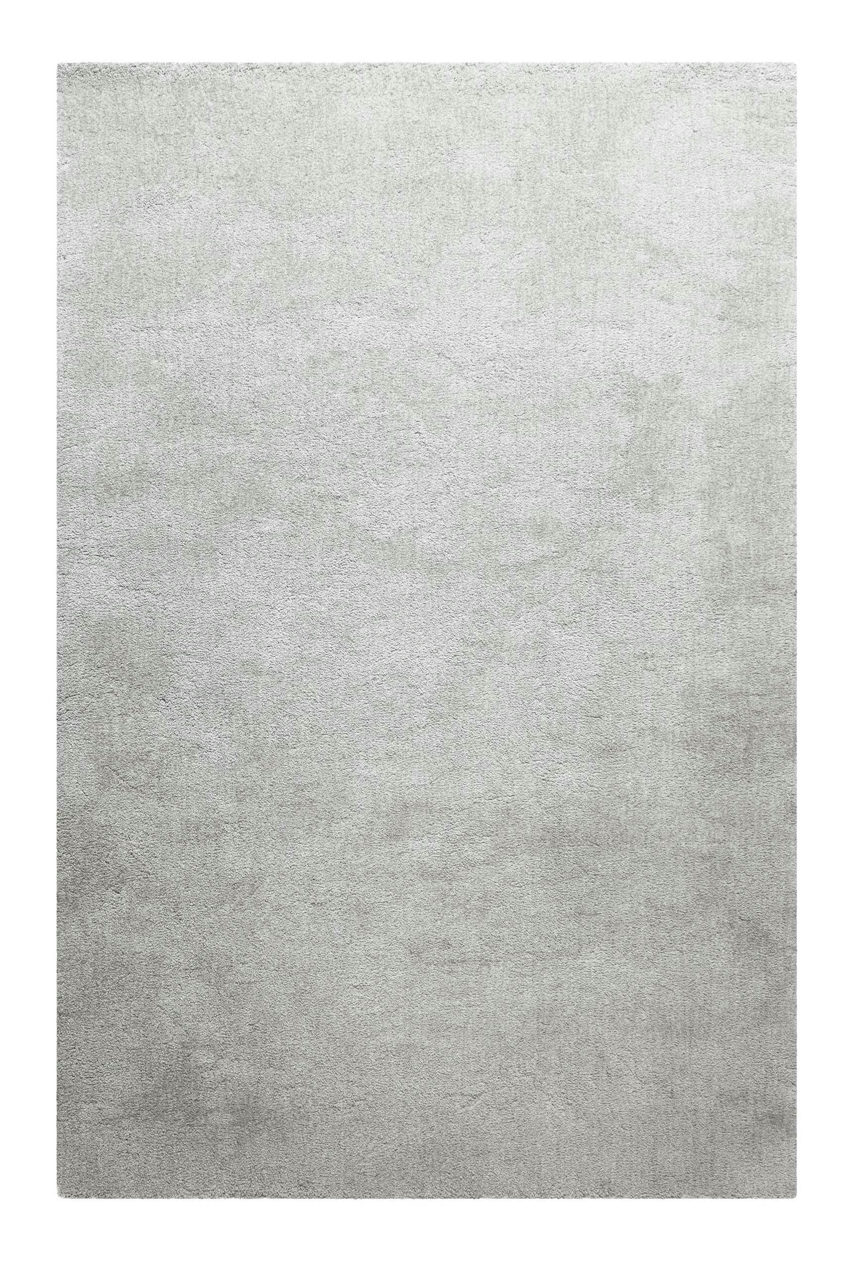PISA - Tapis en microfibre dense gris clair chiné 80x150 cm