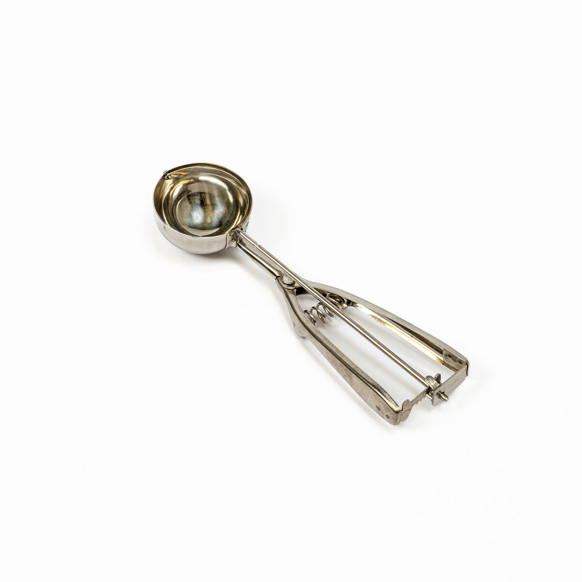 Colher de gelado com mola em inox