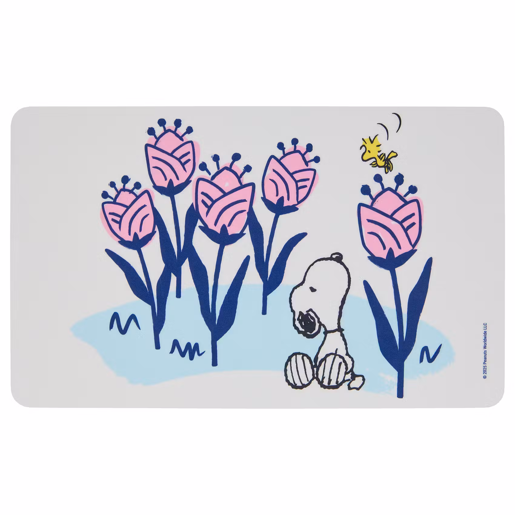 PEANUTS Frühstücksbrettchen Blumen