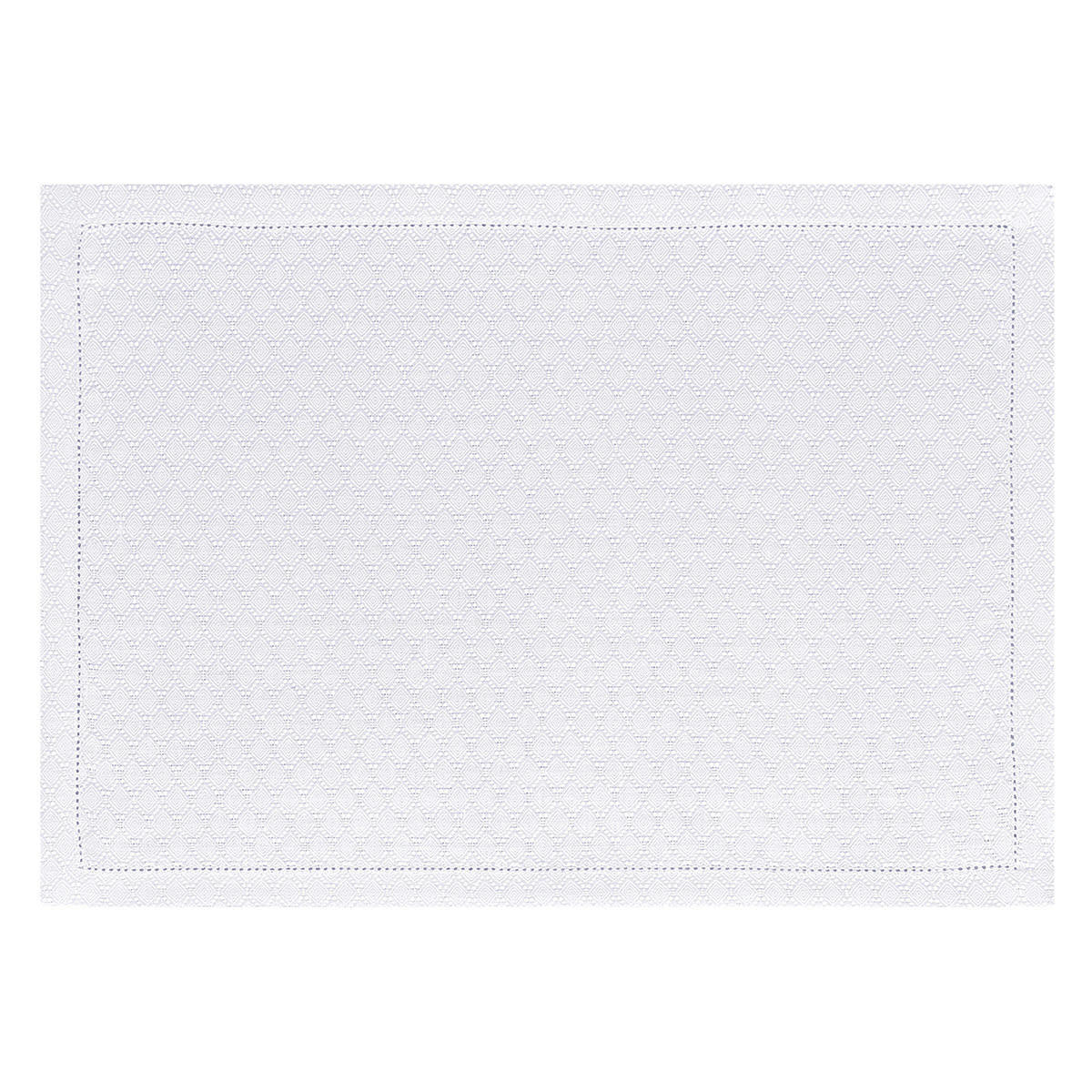 PORTOFINO GÉO - Set de table en lin bianco 50 x 36