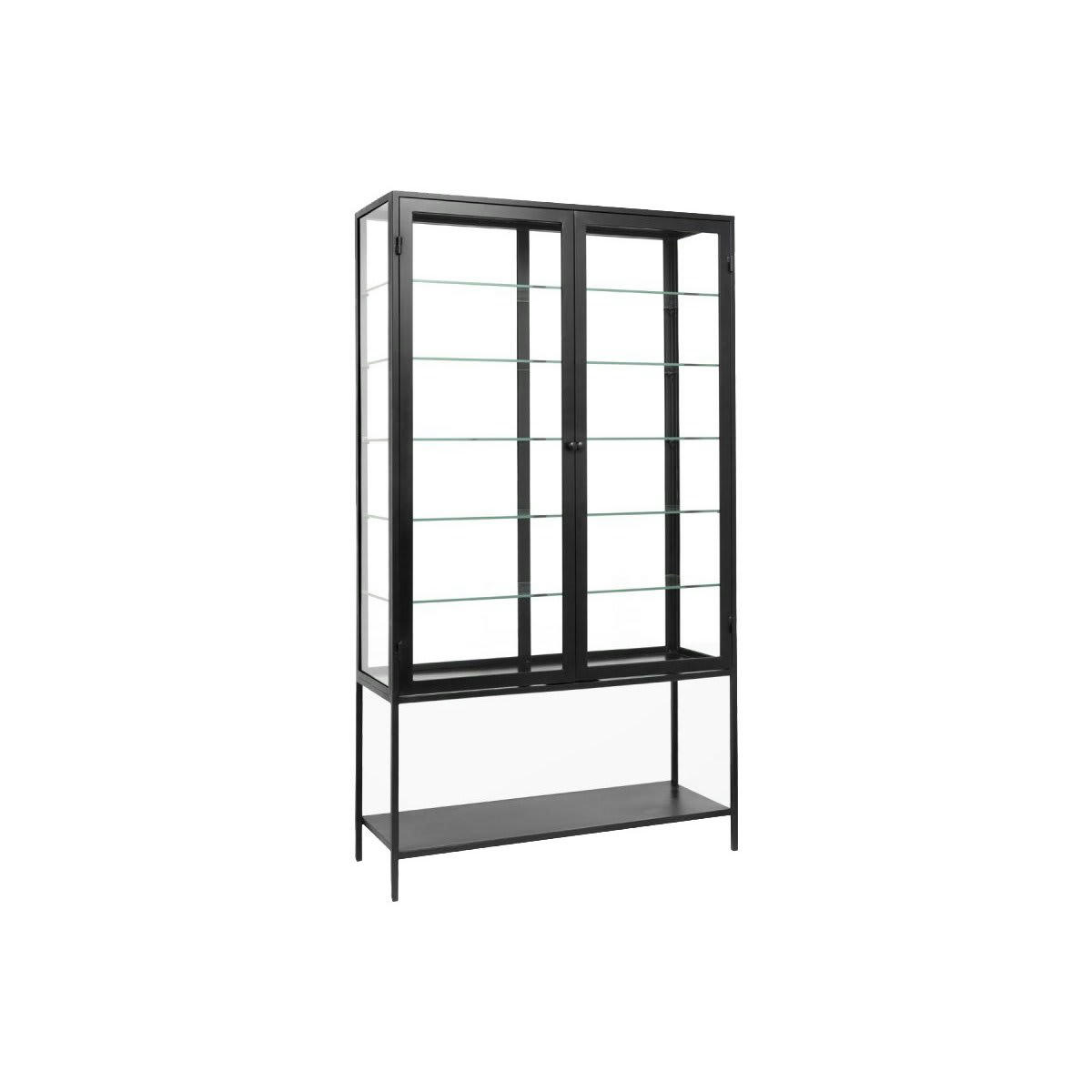 MONDO - Buffet vitrine 2 portes en métal