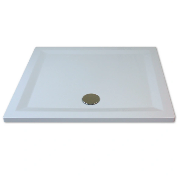 Rechteckwanne »Flat Line Design«, BxL: 800 x 1200 mm, weiß