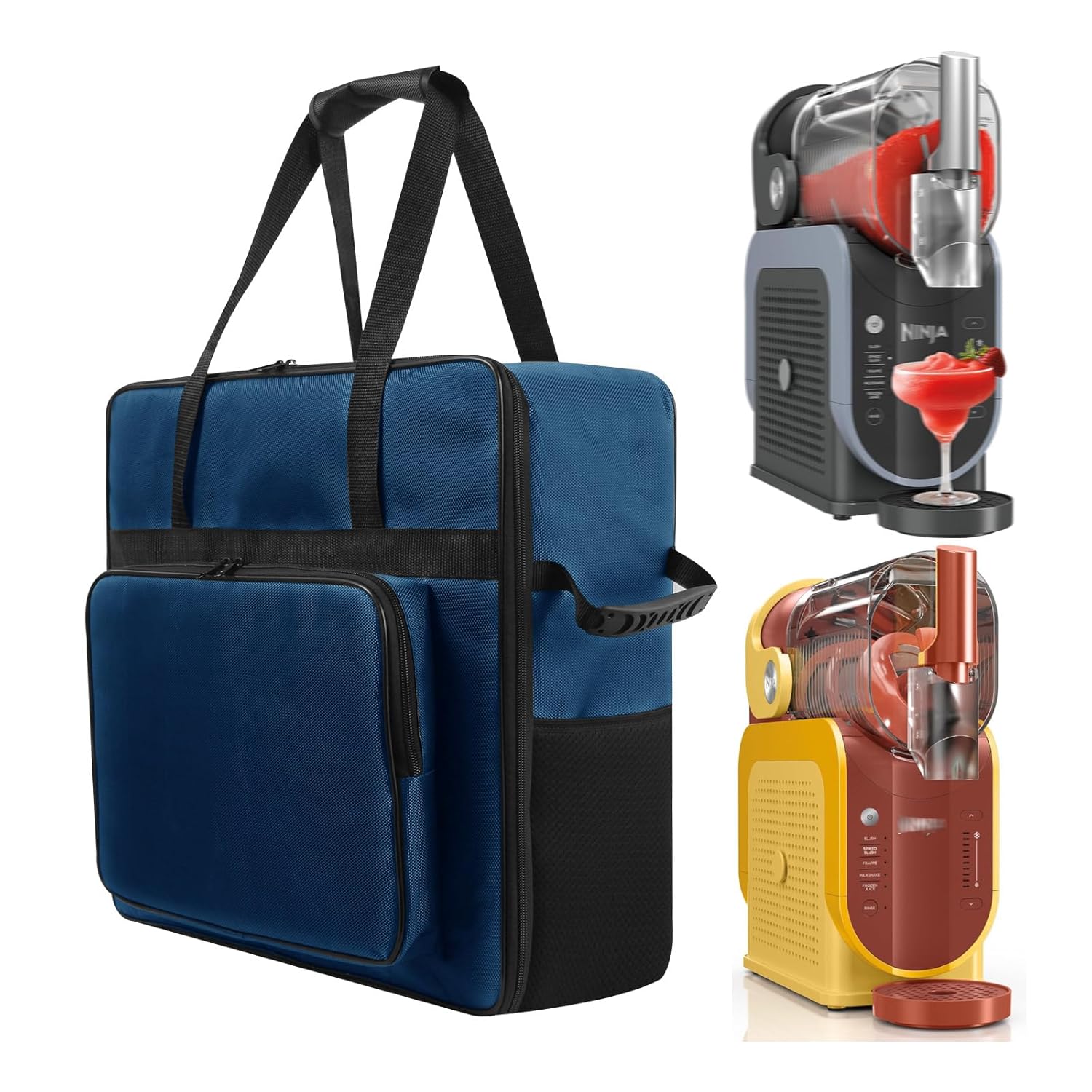 Carrying Case for Ninja SLUSHi Slushie Machine FS301/FS301OR,Outdoor Travel Bag Ninja SLUSHi Frozen Drink Maker FS300/FS299,Slushie Maker Accessories Tote