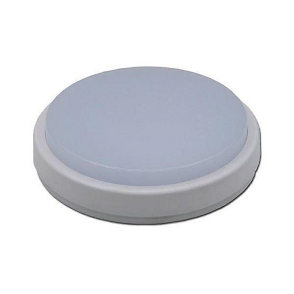 Applique Murale Blanche LED 8W IP65 Ronde - Blanc Chaud 2300K - 3500K - SILAMP