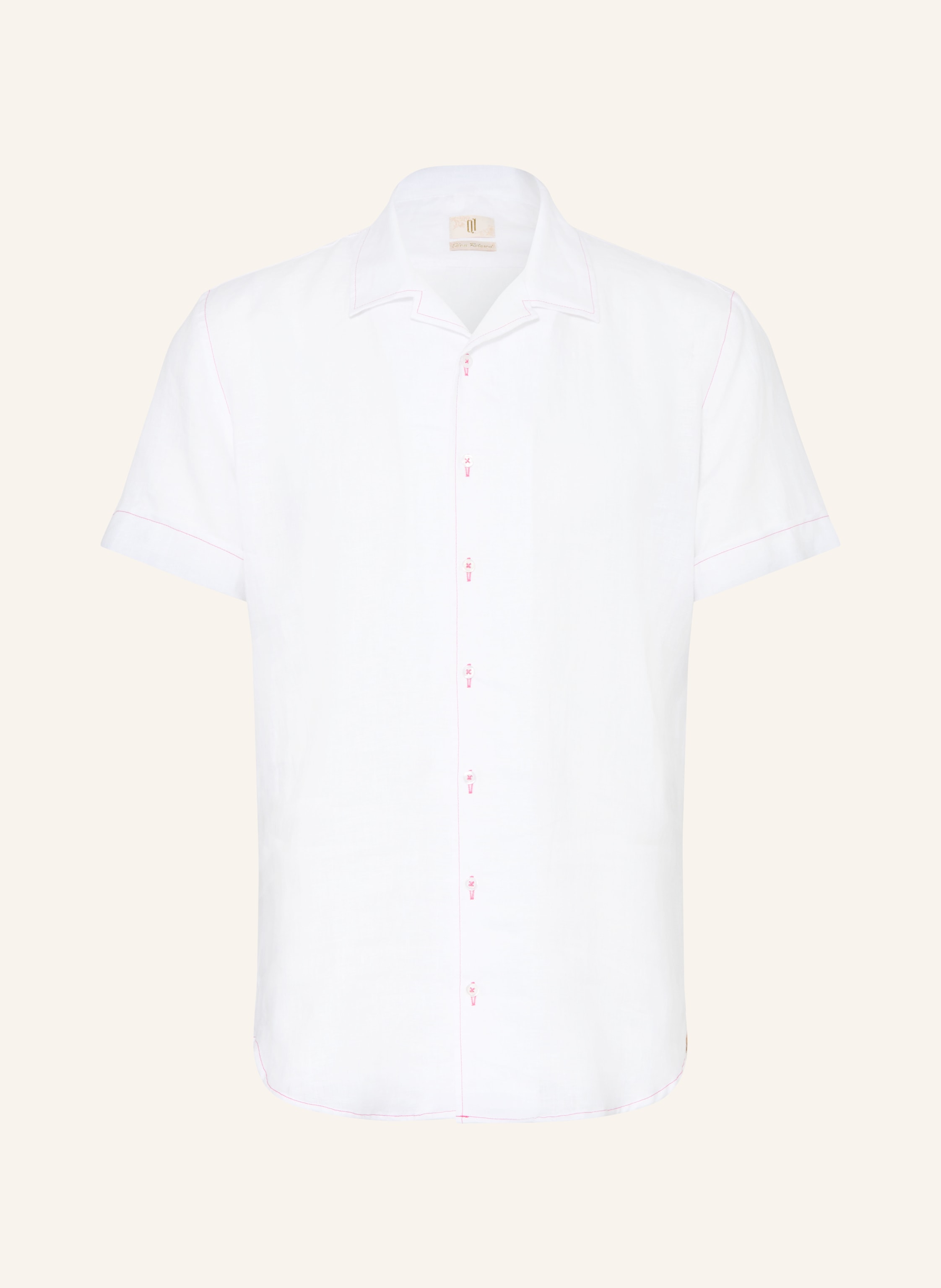 Q1 Manufaktur Resorthemd OLLY Slim Relaxed Fit aus Leinen