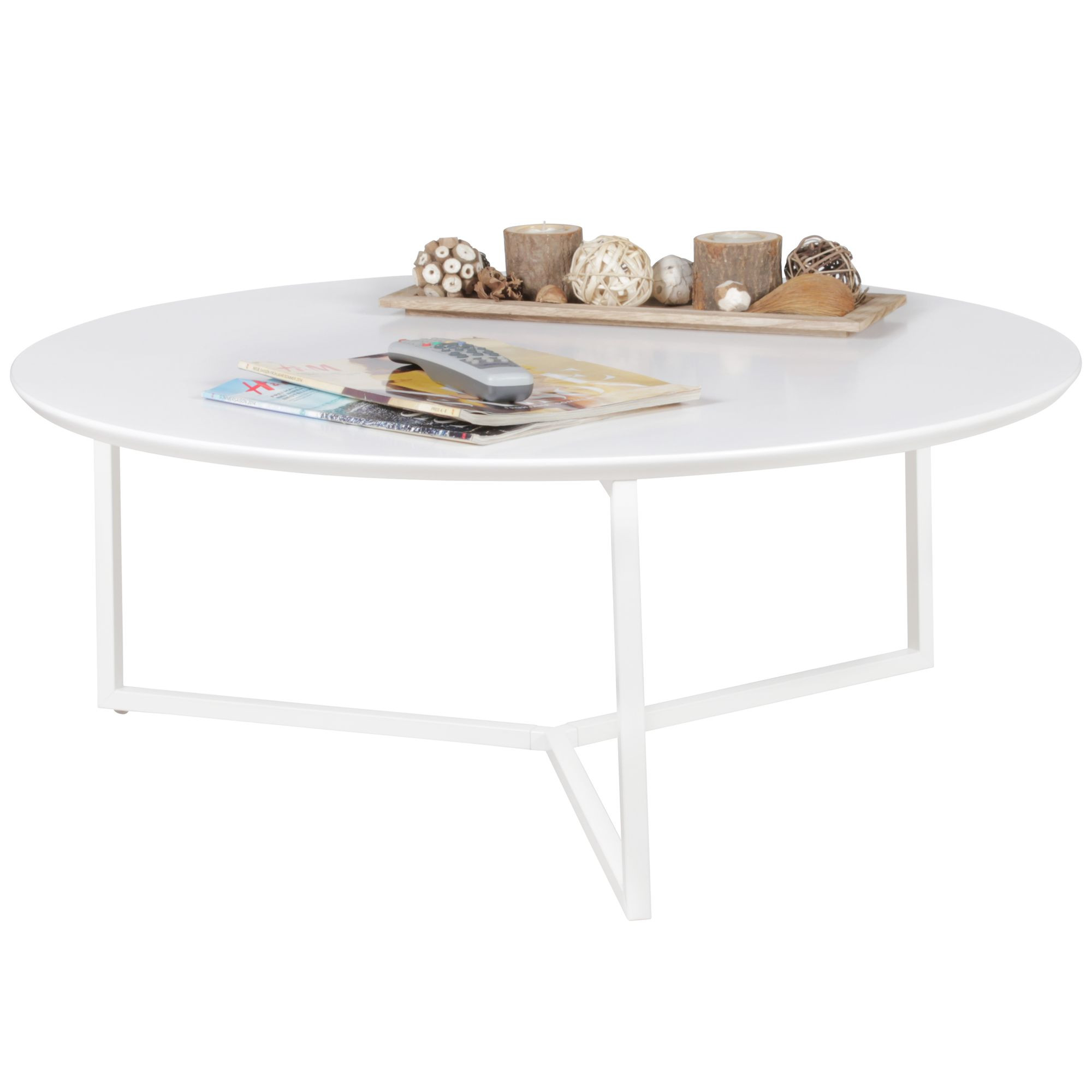 FineBuy Stolik kawowy mdf biały