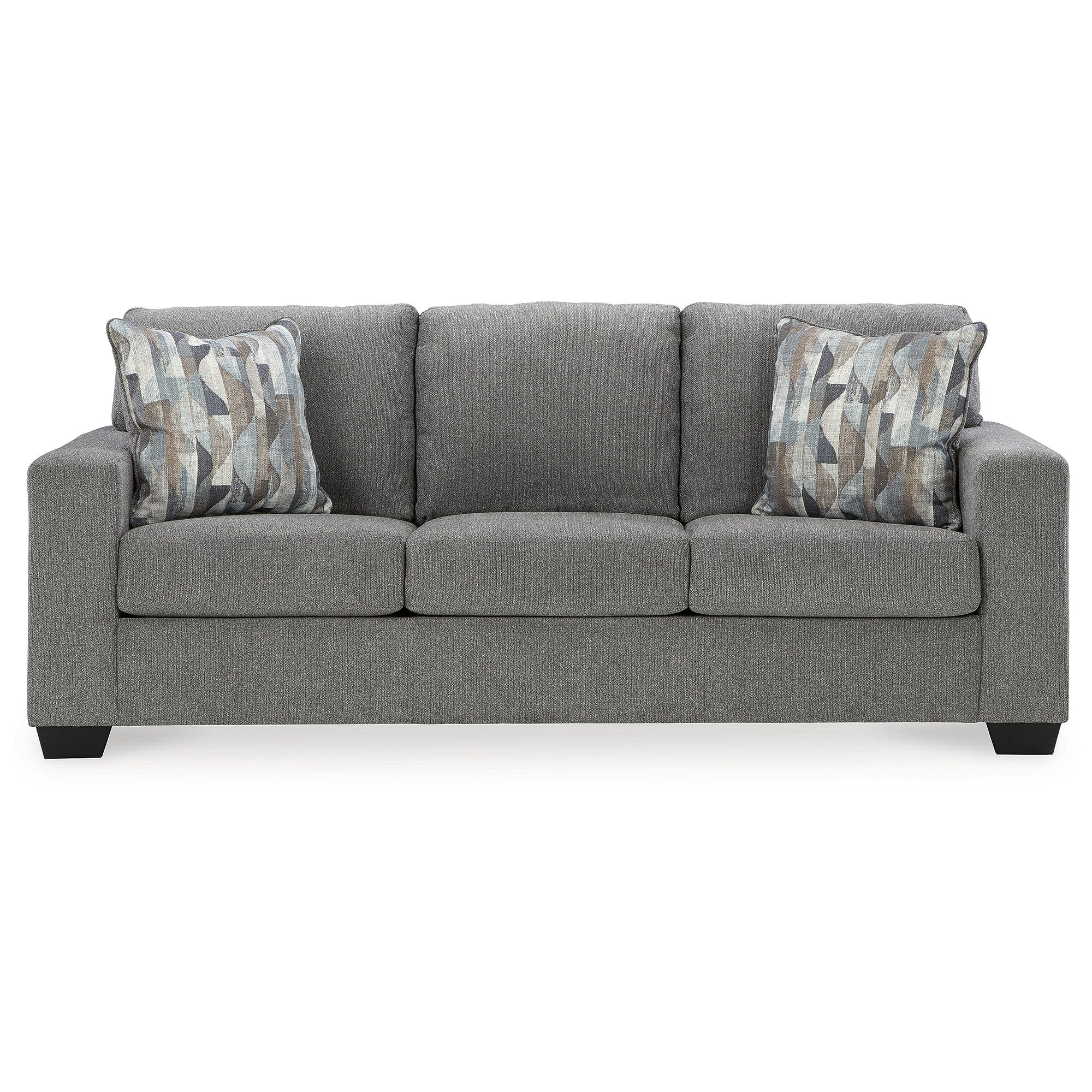 Signature Design by Ashley Deltona Graphite Queen Sofa Sleeper - 85W x 38D x 37H