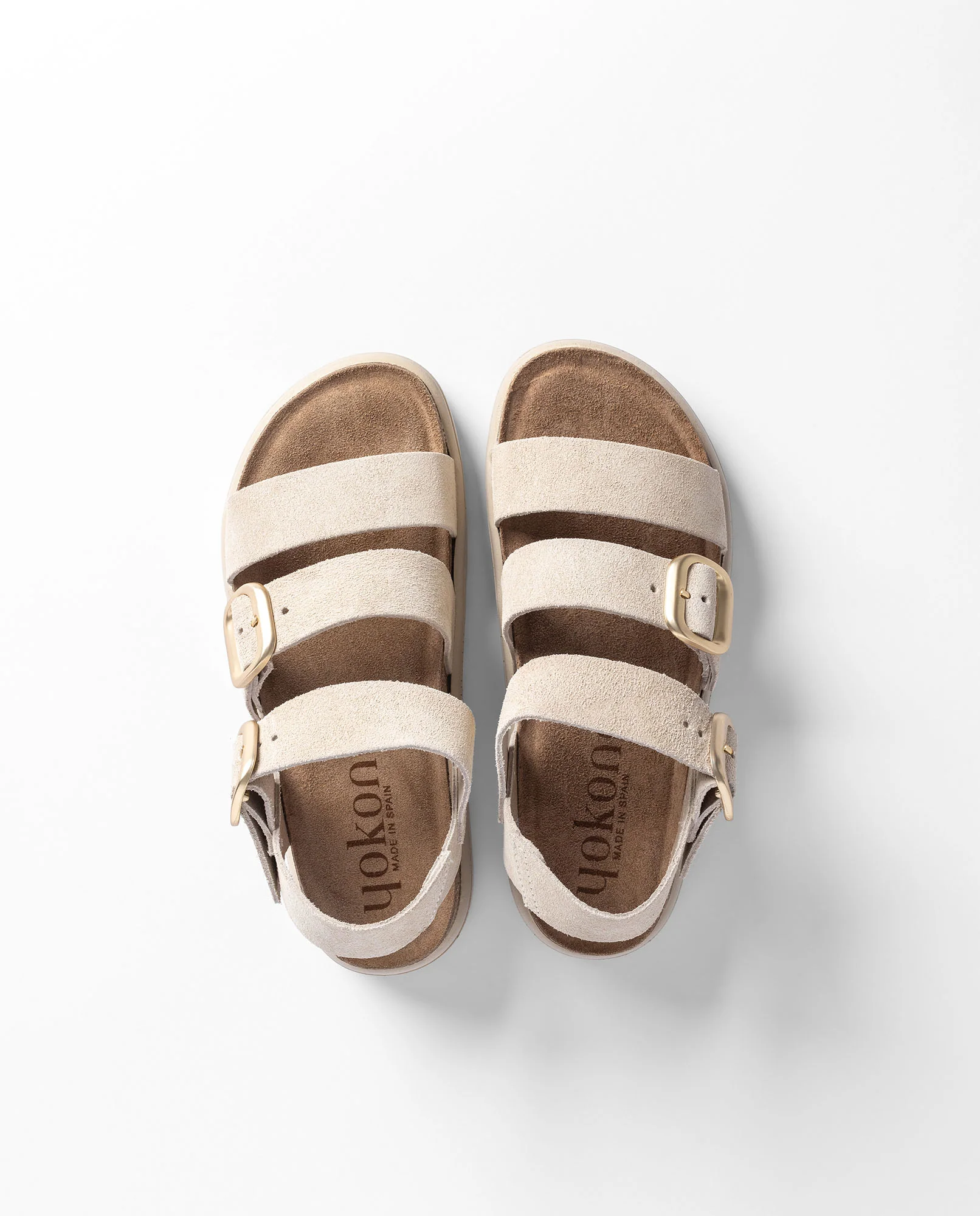 Sandalia de plataforma TUNEZ-127 beige
