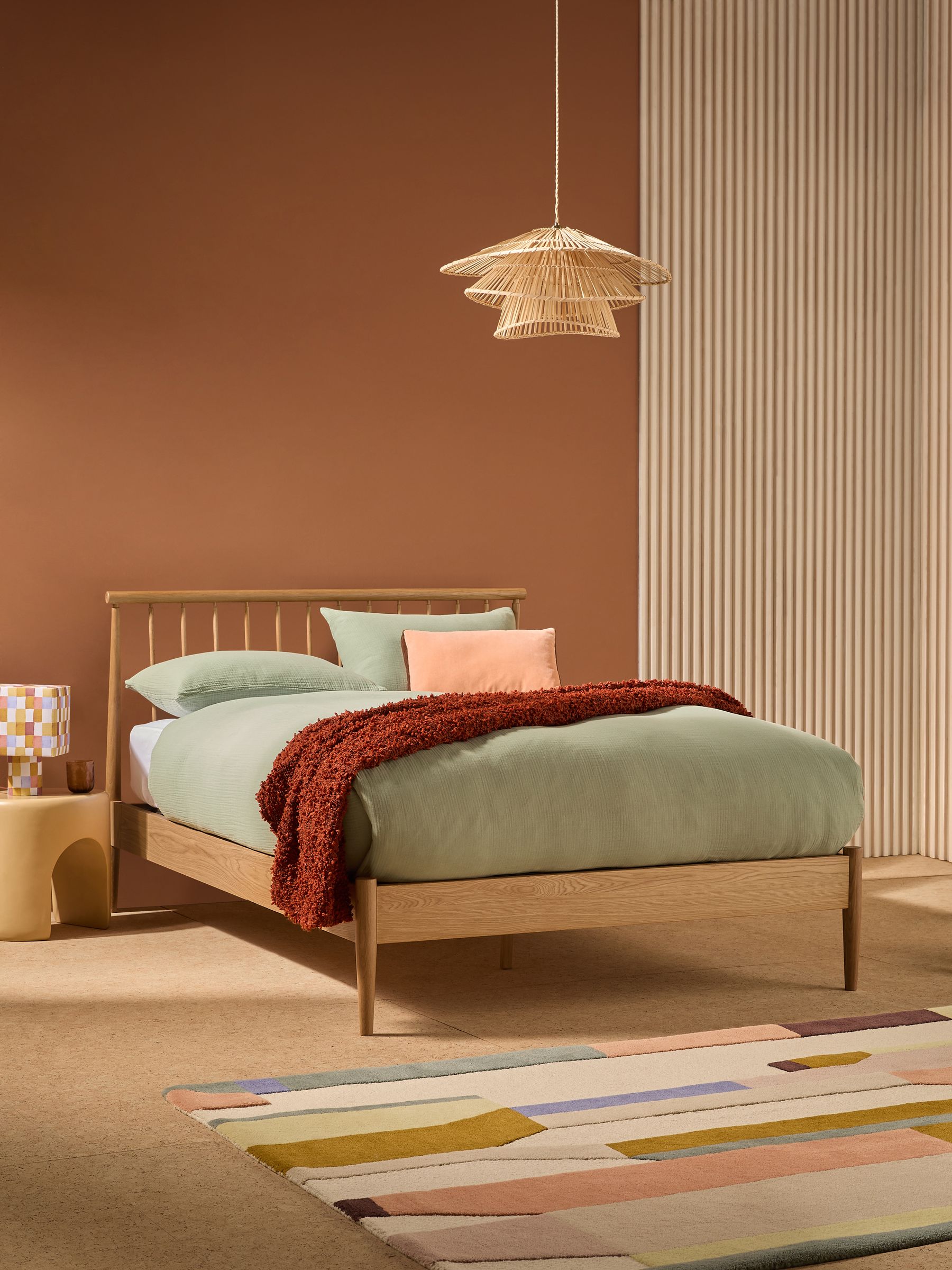 Penn Bed in Oak