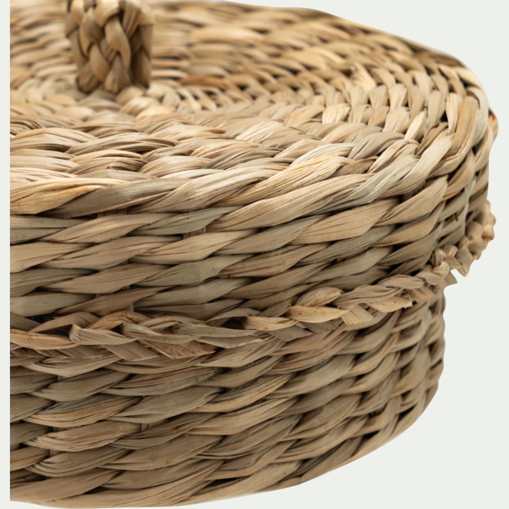 TRESSE - Lot de 6 dessous de verre en jonc de mer - naturel