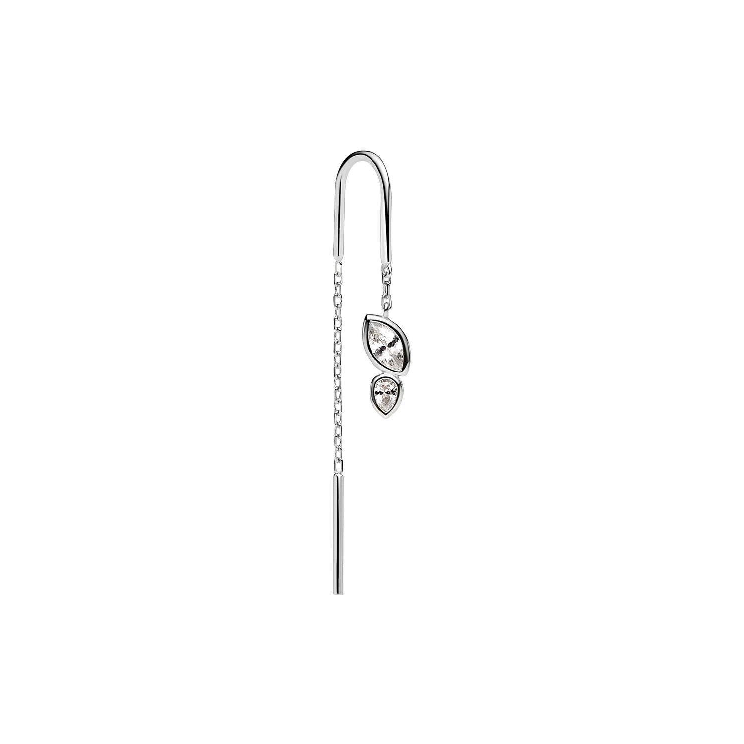 Swift Earring 01, sølv