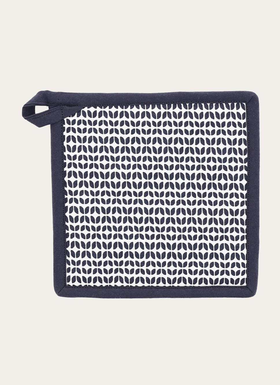 MANIQUE DE CUISINE EN COTON IMPRIMÉ MINI MOTIFS MARINE