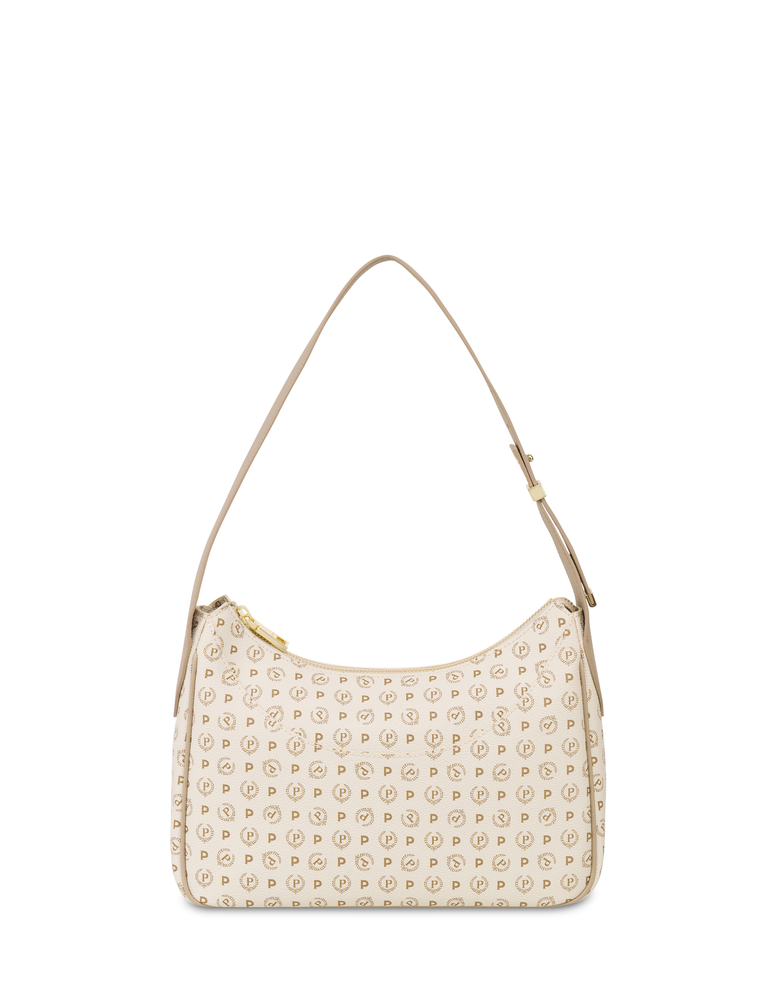 Hobo Bag Heritage In Soft Relief Avorio/ghiaccio