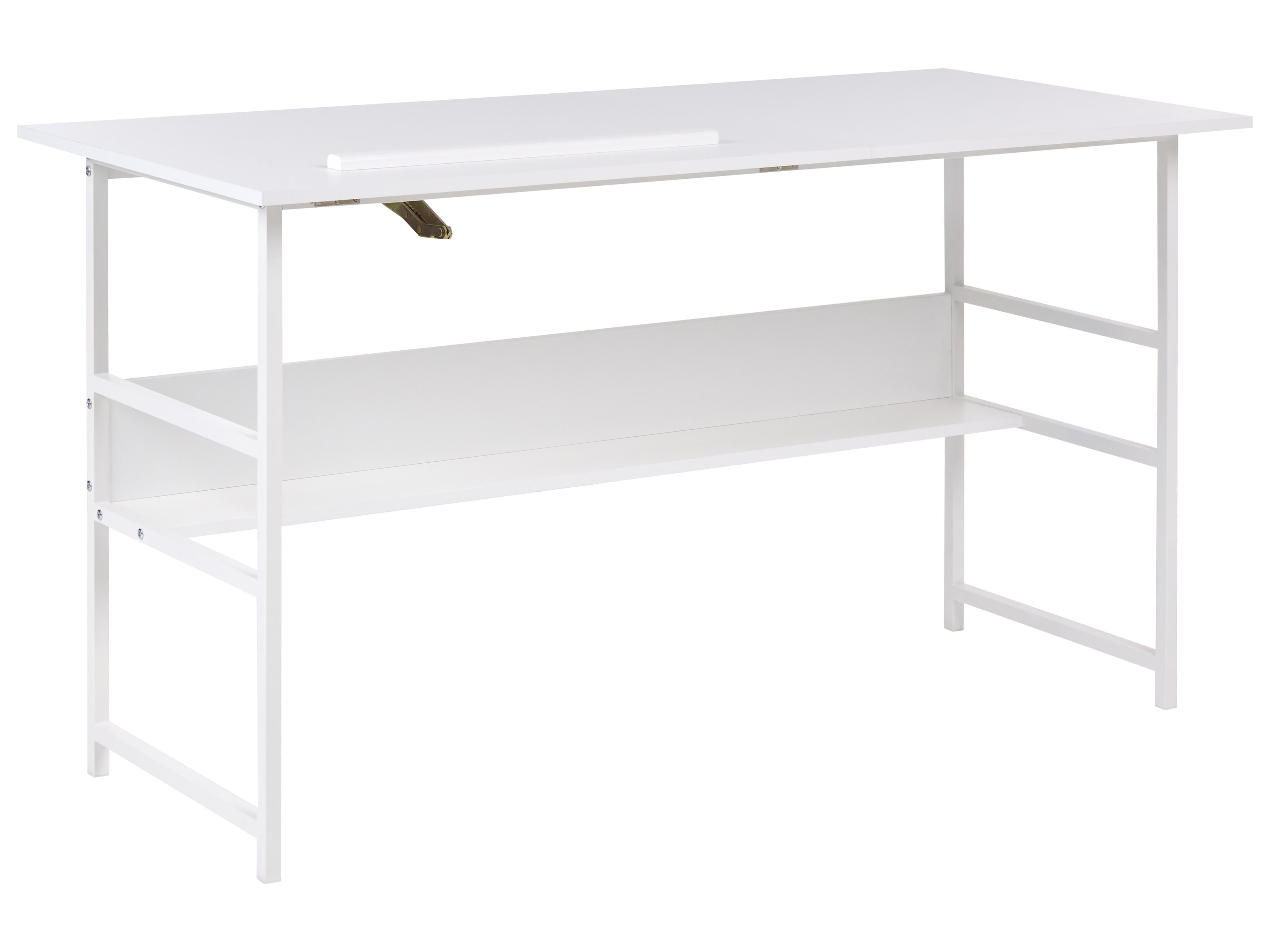 Home Office Desk ORAN White 140 cm 60 cm