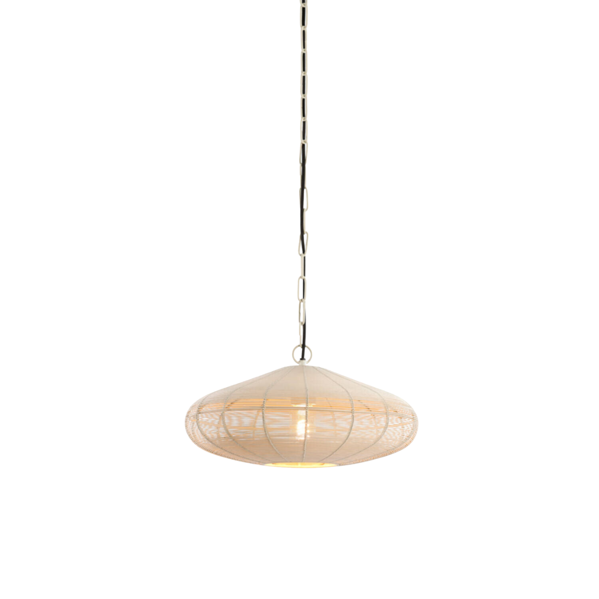 Light & Living - Bahoto hanglamp Ø40x18 cm - mat crème