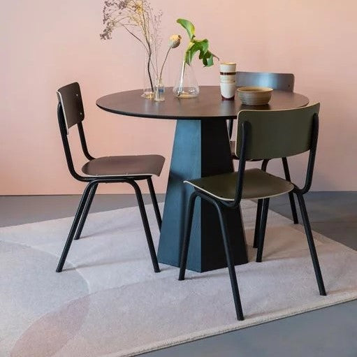 Zuiver Pilar Eettafel - Ø 100 cm - Zwart