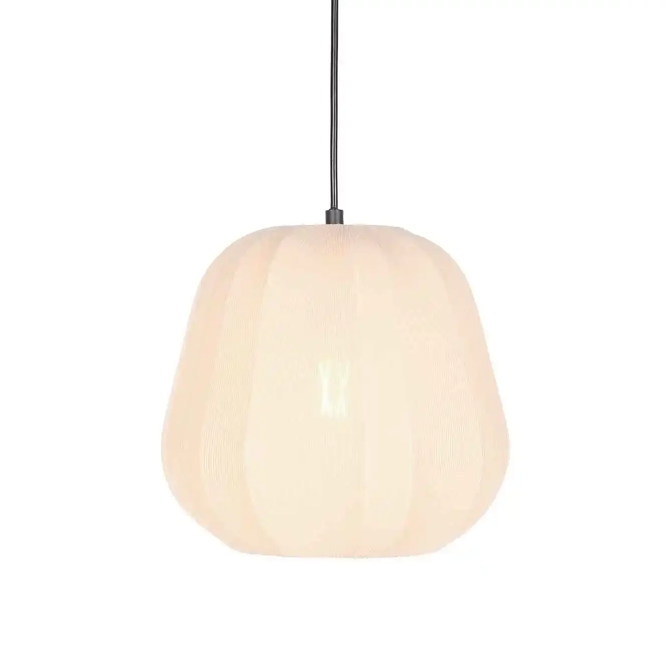 Anne Light & home hanglamp Sable - 1 lichts - 25 x 150  cm - creme