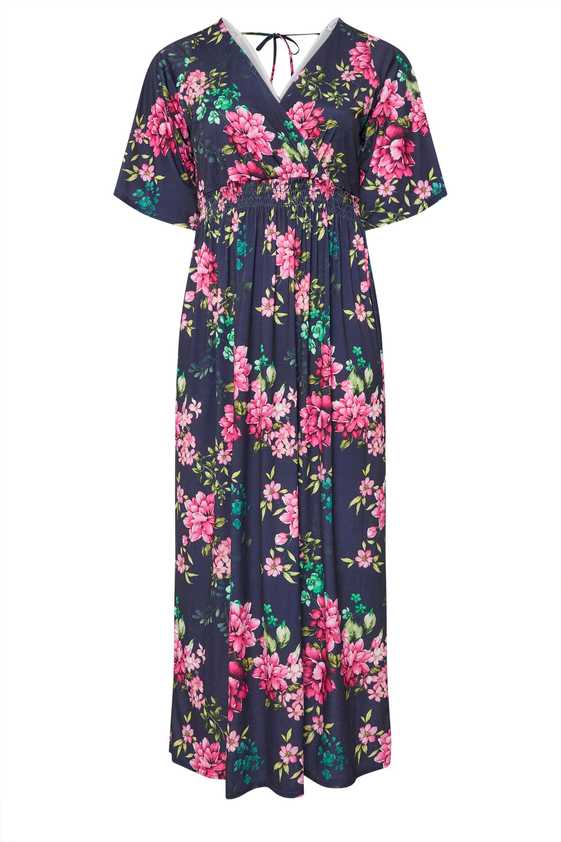 Yours Floral Print Maxi Dress