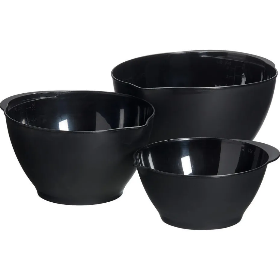 Kwantum Keukenaccessoires | Mengkommen S/3  Zwart