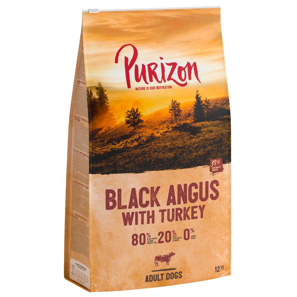 Purizon Black Angus Beef with Turkey Adult – Grain-free